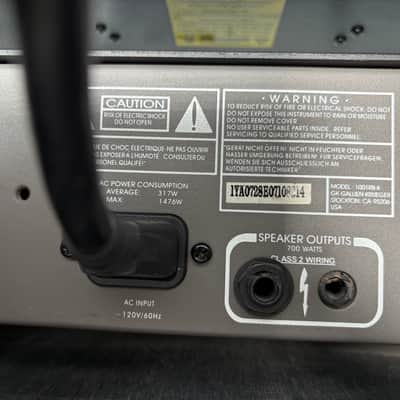 Gallien-Krueger 1001RB-II 700/50W Biamp Bass Head 2010s - Silver image 15