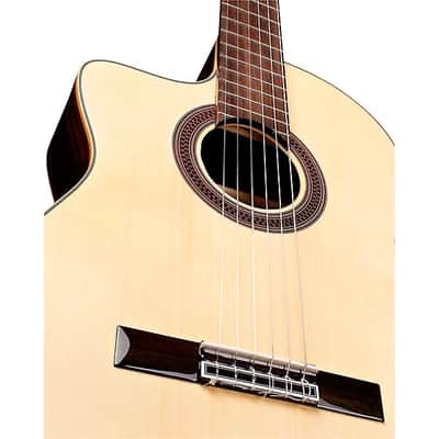 Cordoba GK Studio Negra Left-Handed Flamenco Acoustic-Electric Guitar image 6