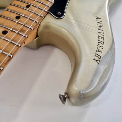 Fender 25th Anniversary Stratocaster 1979 Silver Metallic image 12