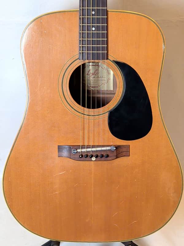 Lyle W465 Acoustic Guitar - Natural image 1
