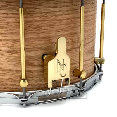 Noble & Cooley Solid Shell Classic Oak Snare Drum 14x8 Natural Oil image 3
