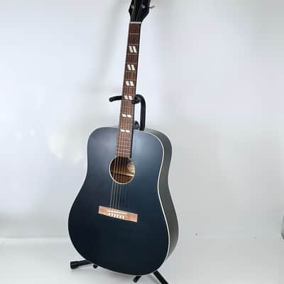 Recording King RDS-7-MBK Dirty 30's Series 7 Dreadnought Acoustic Guitar w/ Hard Case image 8