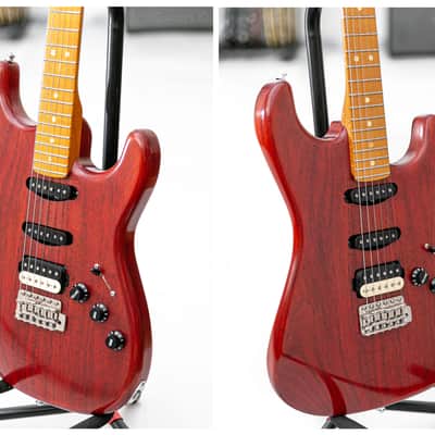 2018 Fender Custom Shop Jason Smith Masterbuilt Fiji Stratocaster in Hand Stained Aged Cherry HSS EVH image 6