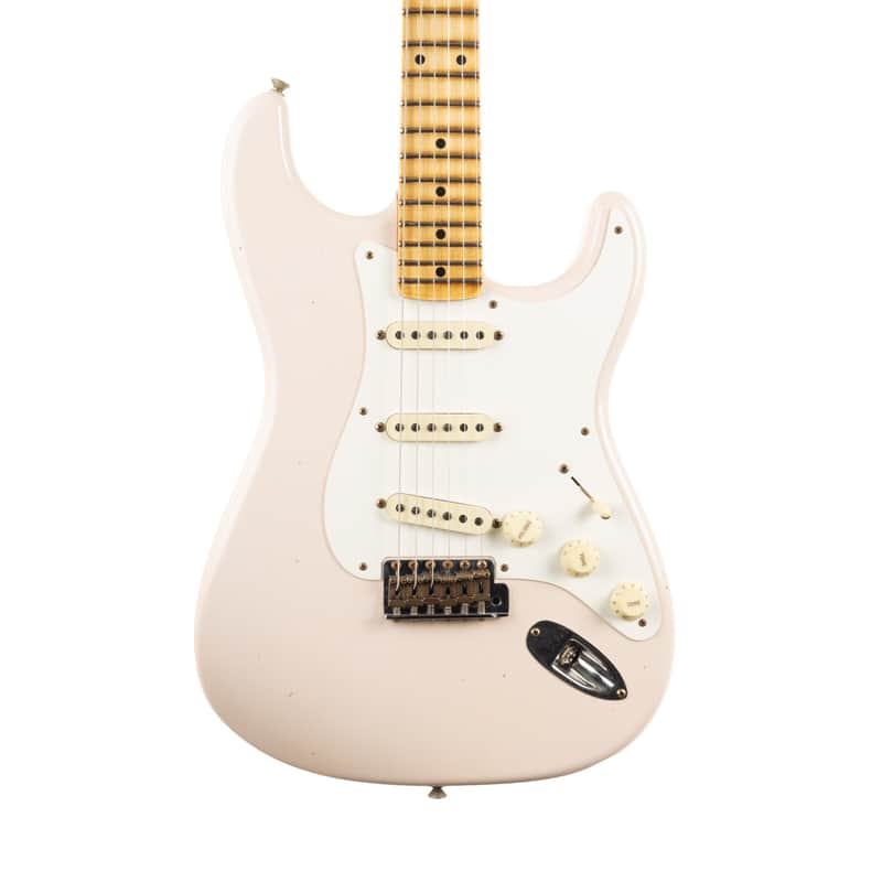 Used Fender Custom Shop 1956 Stratocaster Journeyman Relic - Faded Aged Shell Pink image 1