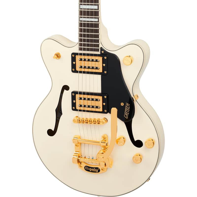 Gretsch G2655TG Streamliner Center Block Jr. Double-Cut Electric Guitar - Vintage White image 1
