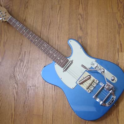 Custom Telecaster SD Lipstick Pickups Bigsby Lake Placid Blue image 2