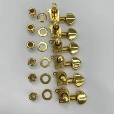 Grover Gold 6R Inline Guitar Tuning Pegs Machine Heads Keys image 3
