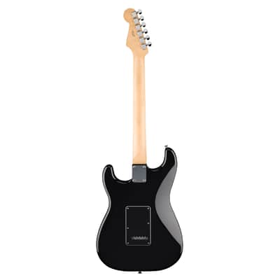 Fender Standard Stratocaster Electric Guitar HSS - Black w/Laurel FB image 8