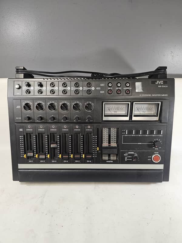 1979 JVC Victor MI-5000 6 channel stereo mixer with spring reverb image 1