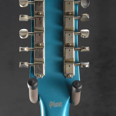 Gibson Custom Shop 1965 Non-Reverse Firebird V 12-String Reissue Aqua Mist VOS image 7