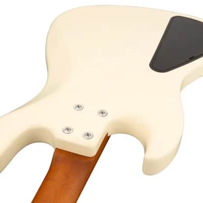 Sadowsky MetroExpress 21-Fret Vintage M/J Bass, Roasted Maple Fingerboard, 4-String - Solid Olympic White High Polish image 6