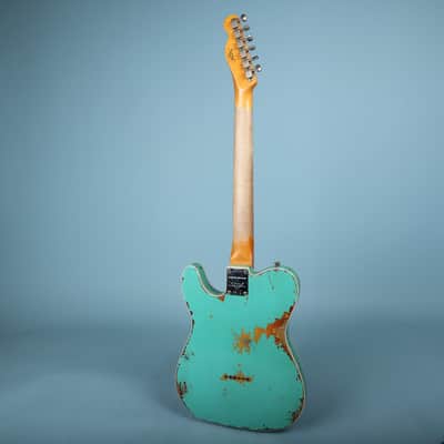2020 Fender Custom Shop 60 HS Telecaster Custom Heavy Relic Sea Foam Green L.E. image 10