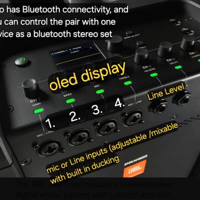 JBL PRX ONE Column PA System 2021 - Present - Black image 5