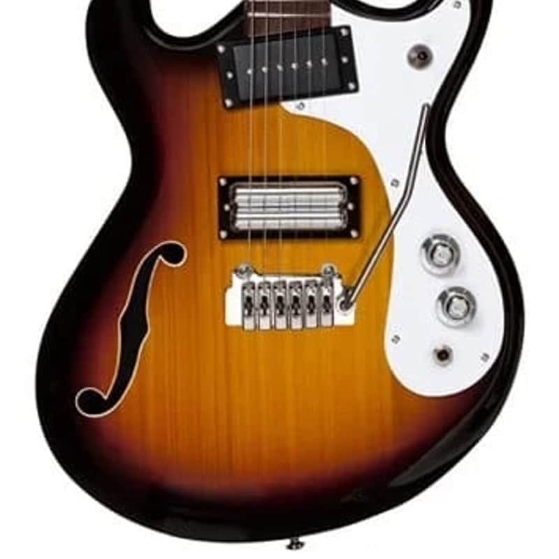 2018 Danelectro The 66T with Tremolo Three Tone Sunburst