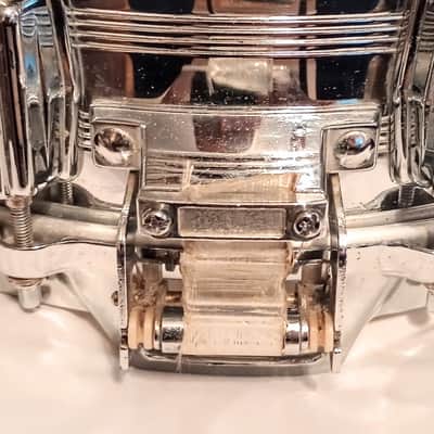 TAMA VINTAGE 1983 IMPERIALSTAR SNARE DRUM W/ ROLLER ACTION- FREE SHIP TO C-USA!FREE SHIP TO C-USA! - CHROME image 6