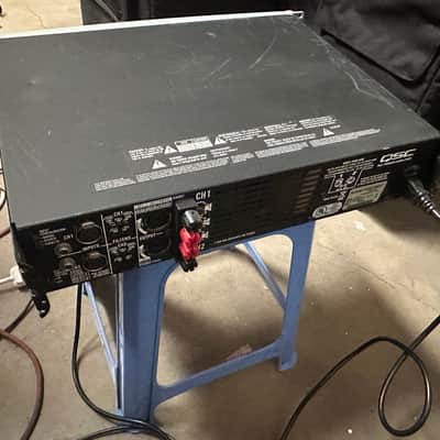 QSC PLX2502 PLX2 Series Compact Rack-Mounted Power Amp 2010s - Silver image 4