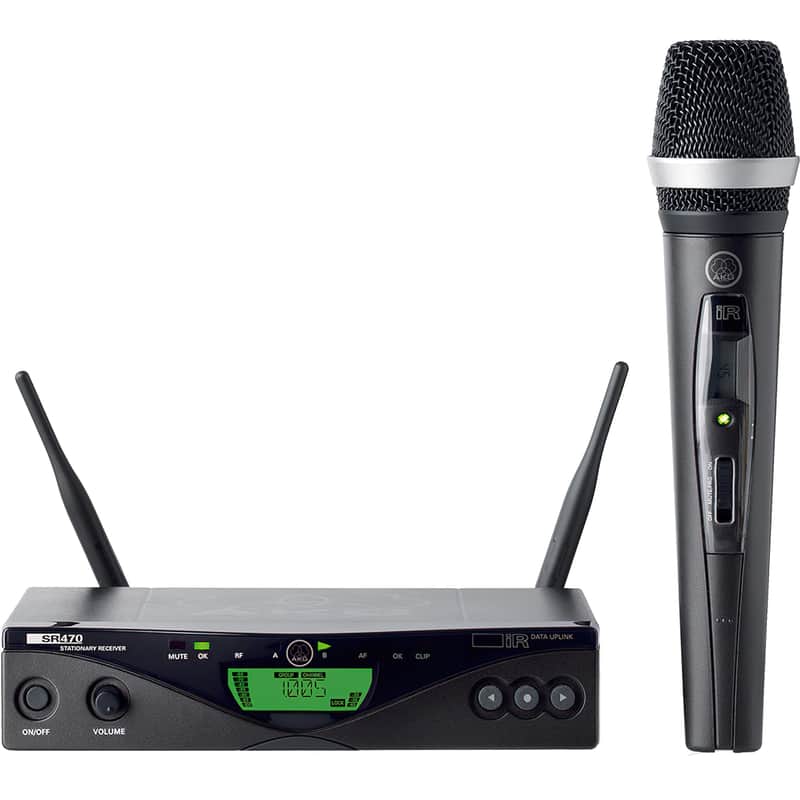 AKG WMS470 D5 Set Band-7 50mW Wireless Handheld Microphone System image 1