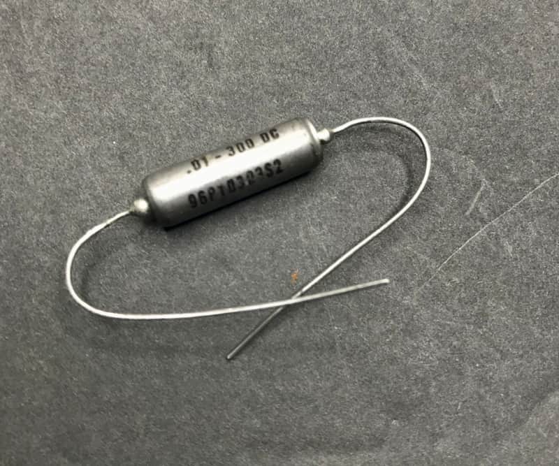 Sprague .01 uF 300V Vitamin Q PIO oil capacitor 1974 image 1