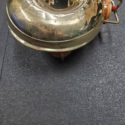 King Super 20 Bari Sax 1960 - Lacquered Brass image 8