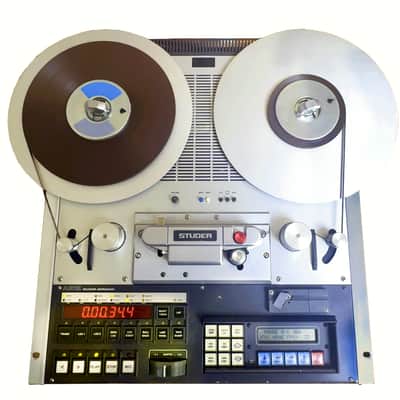 Studer A812 2-track 1/4" with butterfly heads image 3