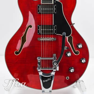 Eastman T486B Cherry Red Bigsby image 5