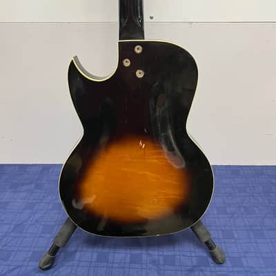 Vintage 1960 Kay Truetone 573 Speed Demon Hollow Body Electric Guitar with Case image 22