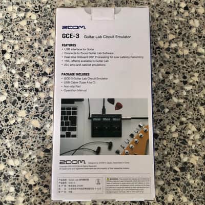 Zoom GCE-3 Guitar Lab Circuit Emulator USB Audio Interface 2019 - Present - Black image 5