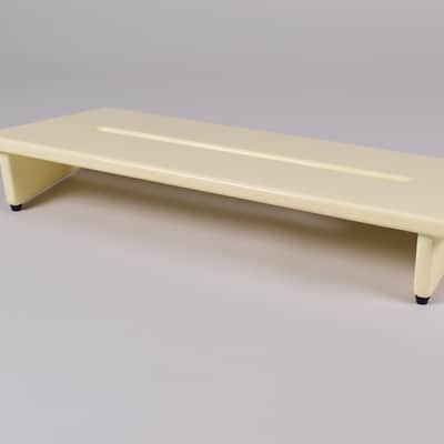 Packard Pedal Boards 24" Slanted Custom Wooden Pedal Board - Vintage White image 6