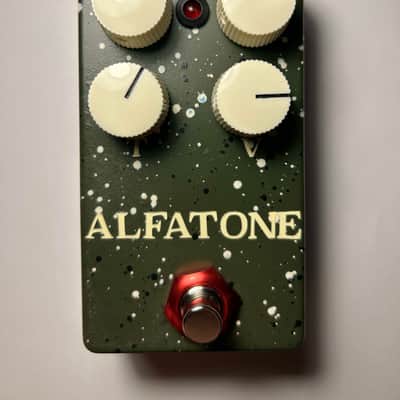 AlfaTone Meditation Drive #5 2025 - Green Red Burst (Hermida Zen Drive style pedal) image 1