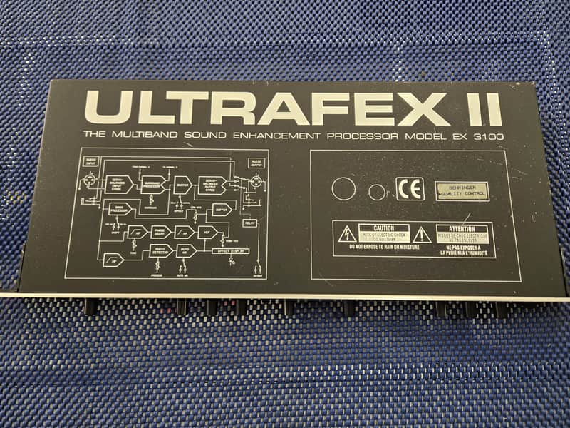 Behringer Ultrafex II EX3100 2-Channel Multiband Sound Enhancement Processor 1990s - Black / Silver image 1