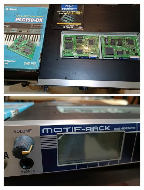 Yamaha Motif Rack + 2 Yamaha PLG plug-in boards PLG 150 - DX & PLG 150 - AN image 1