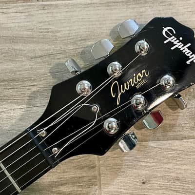 Epiphone Limited Edition Custom Shop Les Paul Junior with Gibson ‘50s Wiring, Gibson Pure Nickel 9-Gauge Strings, Orange Drop Capacitor, and Switchcraft Output Jack image 4