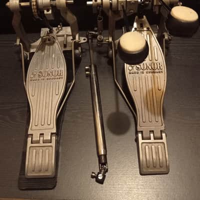 Sonor "Z9392 Protec" Not longer available double pedals 1989-1991 - Chrome image 7
