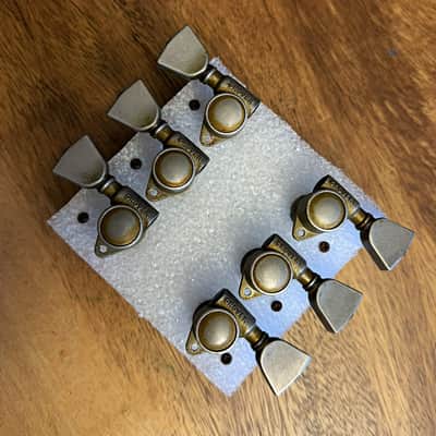 Vintage Grover Rotomatic 102 Series tuners - '74 complete & fully functional 3x3 chrome set image 7
