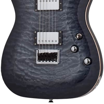 Schecter PT Classic Transparent Black Burst w/Case image 1