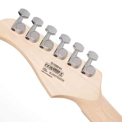 Cort G100 HH | G Series Double Cutaway Electric Guitar, Open Pore Black Cherry. New with Full Warranty! image 7