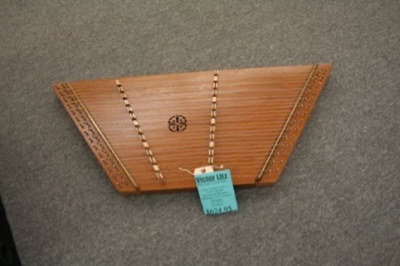 Folk Craft Hammer Dulcimer with case natural image 1