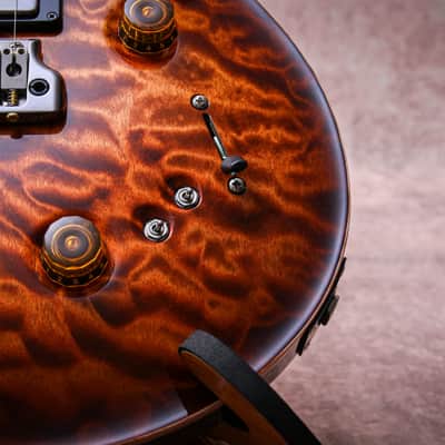 PRS USA Paul Reed Smith Wood Library Special 22 Semi Hollow 10-Top "Copperhead Burst" (2024) image 9