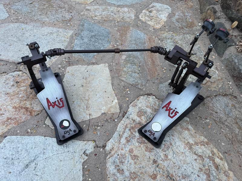 Axis A Longboard black Double Bass Drum Pedals AL-2