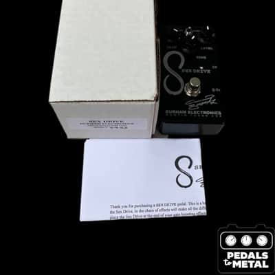 Durham Electronics Sex Drive 15th Anniversary Overdrive/Boost 2010s - Black Sparkle - X18807 image 1