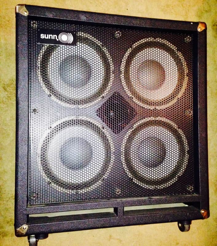 Sunn 410h 4x10 bass guitar speaker caninet image 1