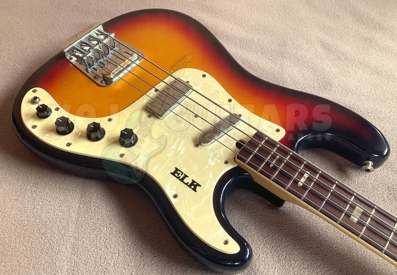 ELK BS-450 BASS w/OHSC 1970s JAPAN  *RARE* image 1