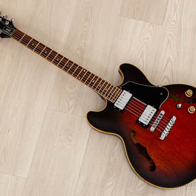 1982 Ibanez LR10 Lee Ritenour Artist w/ Brazilian Board, Antique Violin Sunburst w/ Case image 12