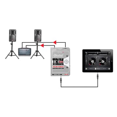 Radial Trim-Two 2-Channel Passive a V Direct Box image 6