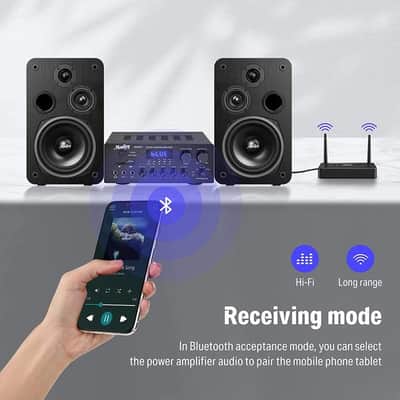 5.0 Bluetooth Transmitter Receiver 2 in 1 with HD TFT Screen image 4