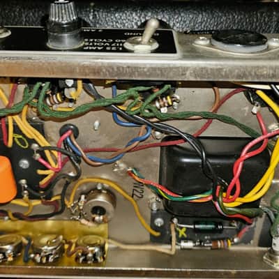 1965 Fender Vibrolux Reverb Vibrato Both Channels image 16