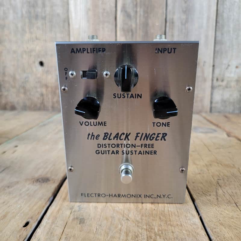 Electro-Harmonix The Black Finger Sustainer Pedal 1972 Near Mint image 1