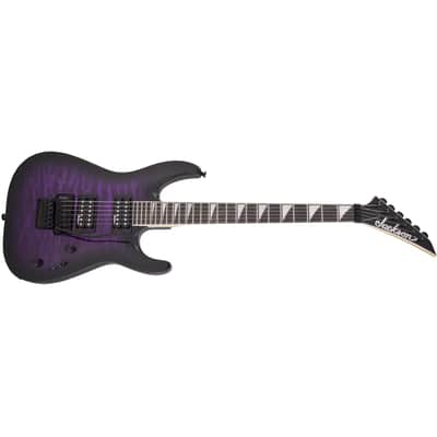 Jackson JS Series Dinky Arch Top JS32Q DKA Guitar - Transparent Purple Burst image 7