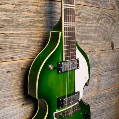 Hofner Ignition Pro Violin Guitar - Green image 4