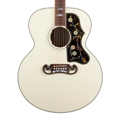 Used Gibson SJ-200 Standard Acoustic-Electric - Classic White image 1